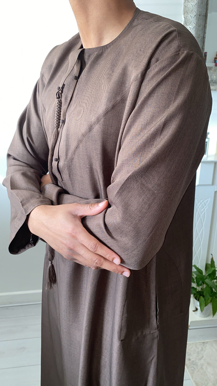 Mocha Brown Emirati Thobe