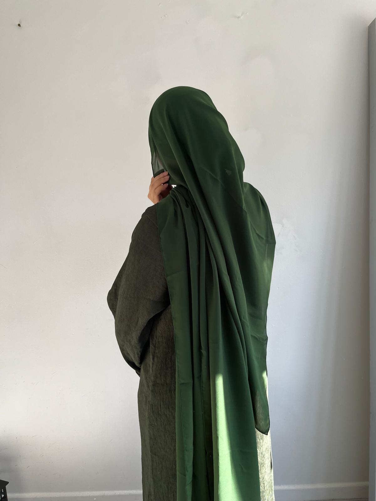 Afrah Abaya in Olive