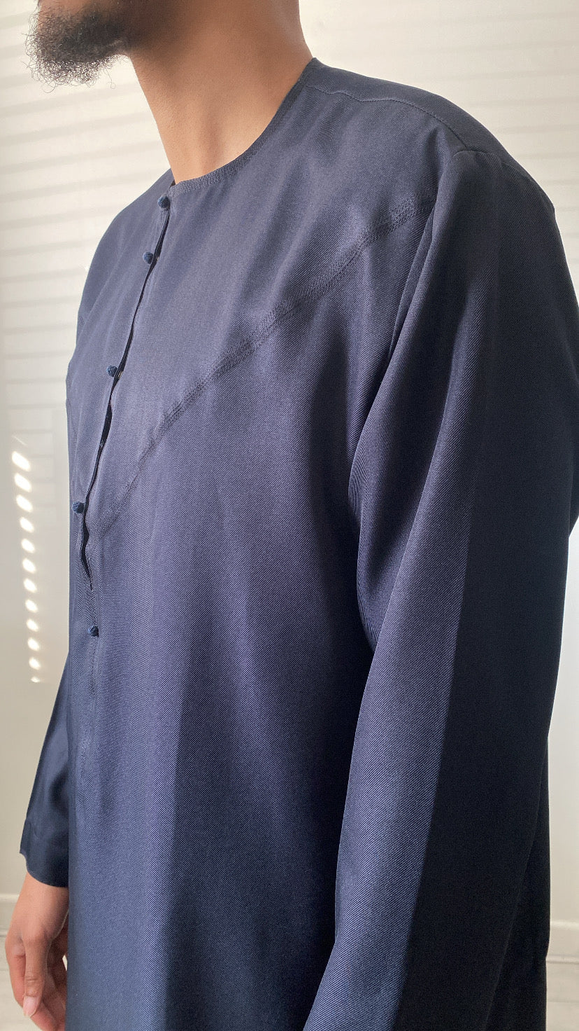 Midnight Navy Emirati Thobe
