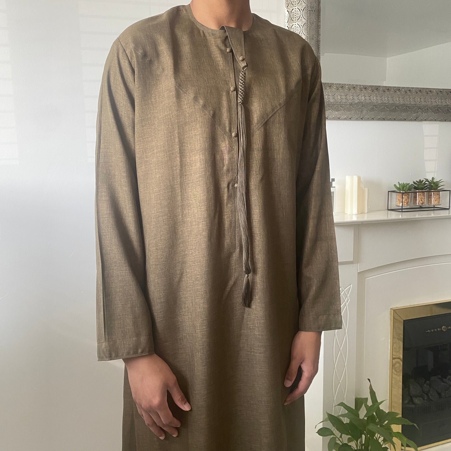 Olive Brown Emirati Thobe