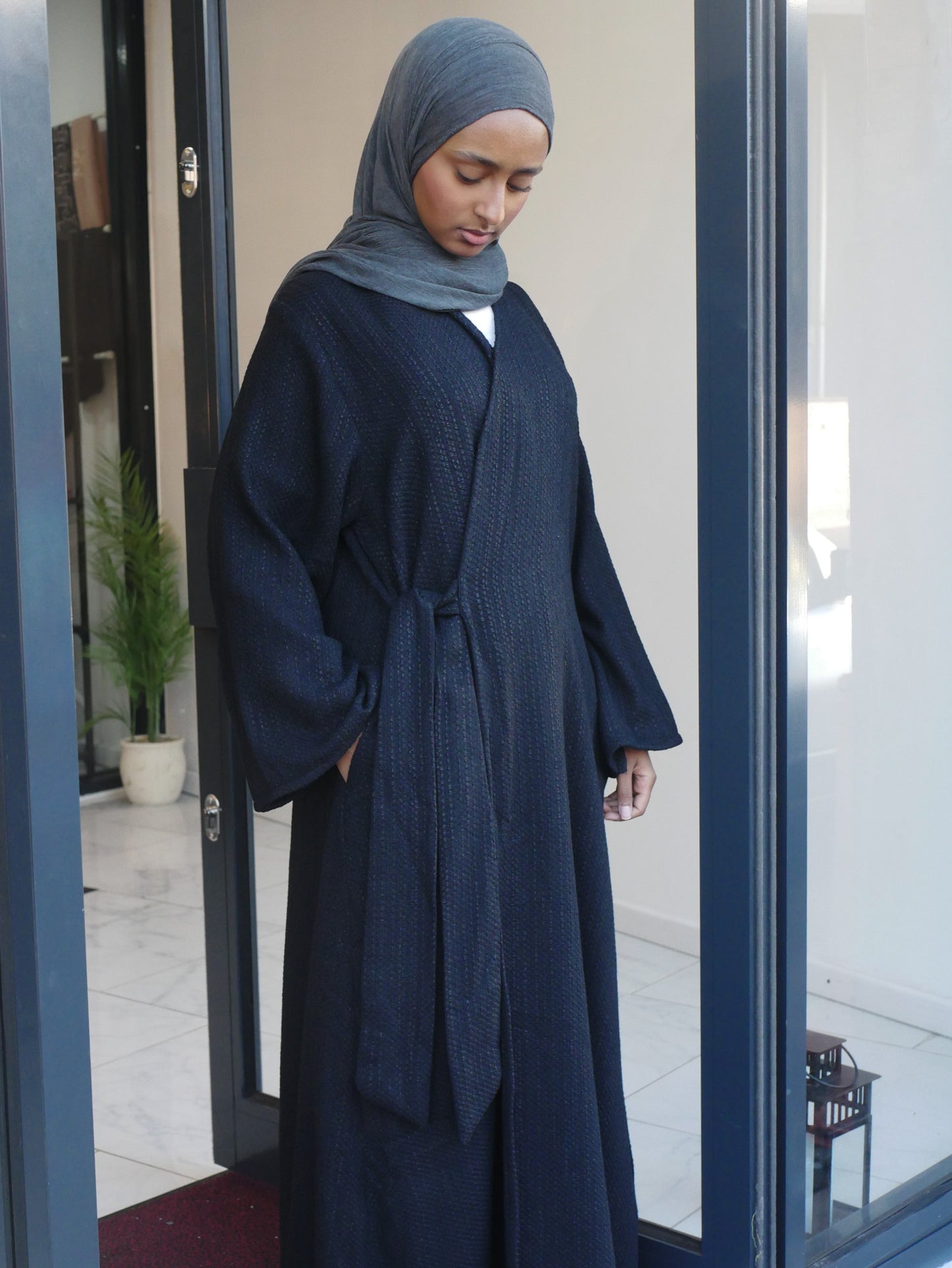 Cardigan wrap abayah