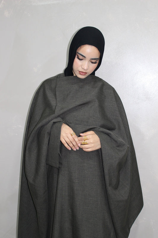 Moss shawl drape abayah