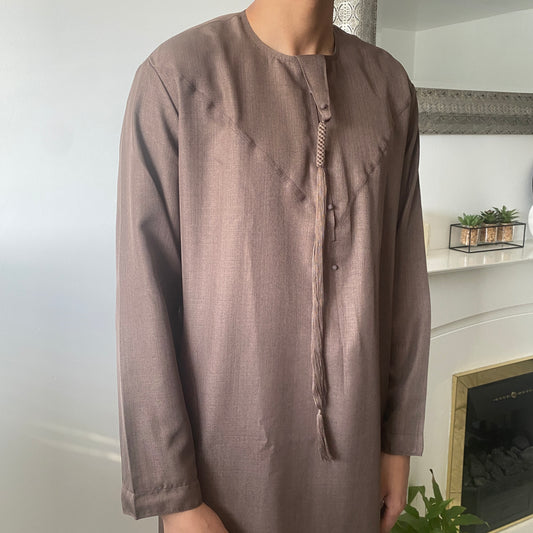 Mocha Brown Emirati Thobe
