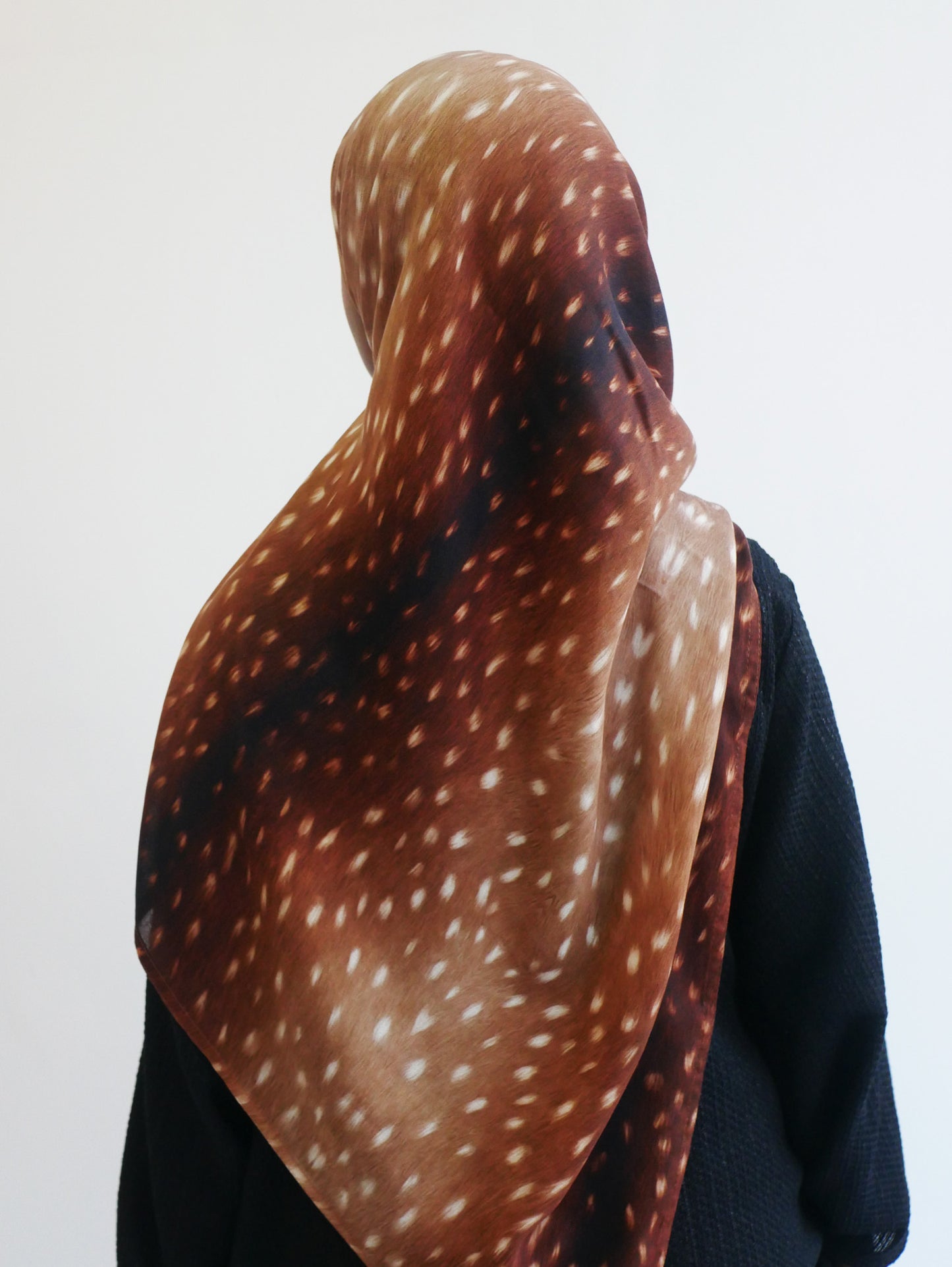 Deer Print Modal Hijab