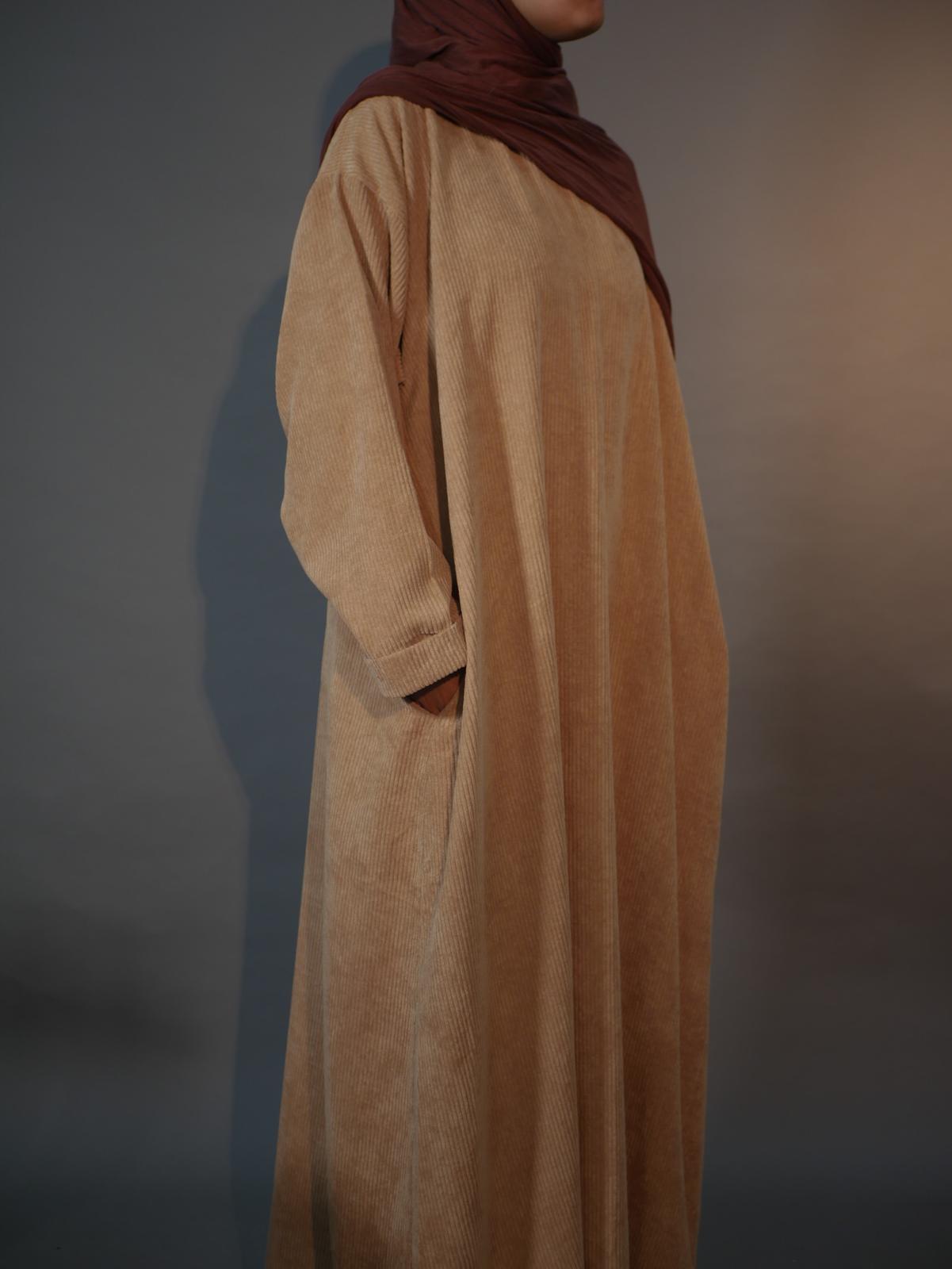 Amber Corduroy Abaya